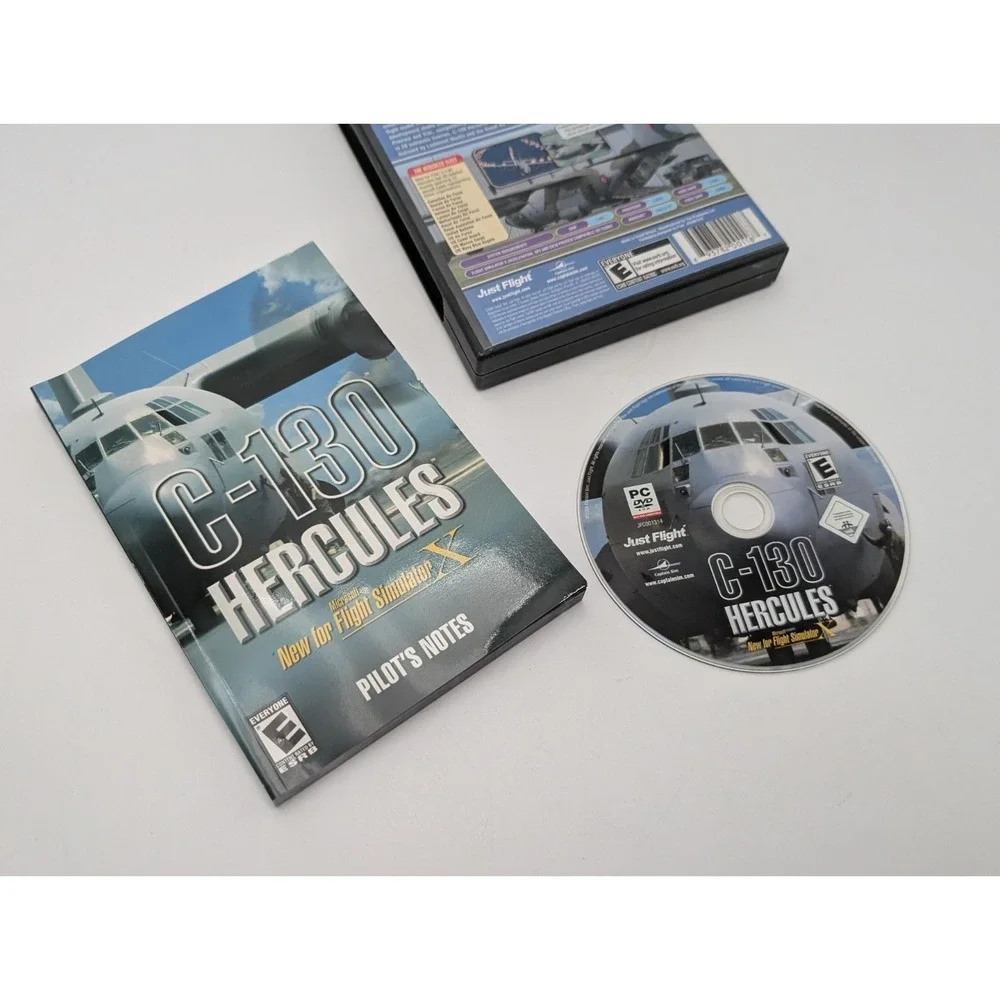 C-130 HERCULES Just Flight PC DVD-ROM Expansion Flight Simulator X Complete‎